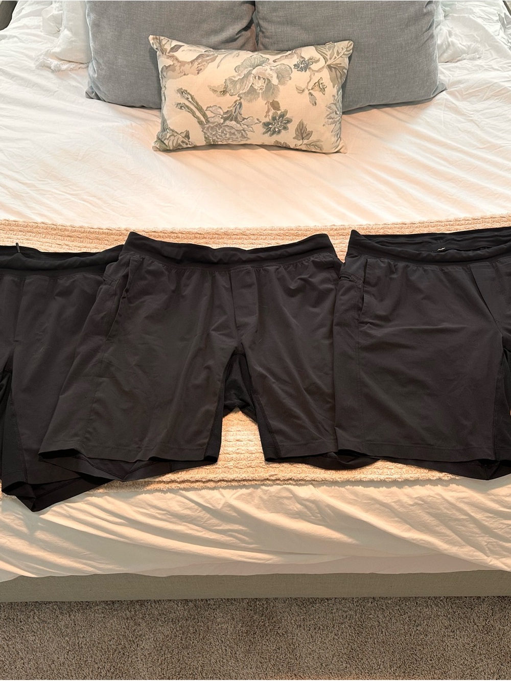 Lululemon Men's Black Athletic Shorts - Lightweight Performance